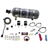Nitrous Express 10-15 Chevrolet Camaro (5th Gen) Single Nozzle Nitrous Kit (35-150HP) w/Comp Bottle - Burkken Auto Parts