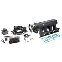 Edelbrock Pro Flo 4 XT EFI System Seq Port LS Gen III/IV Cathedral Port 550 HP Max 35lb/hr Black - Burkken Auto Parts