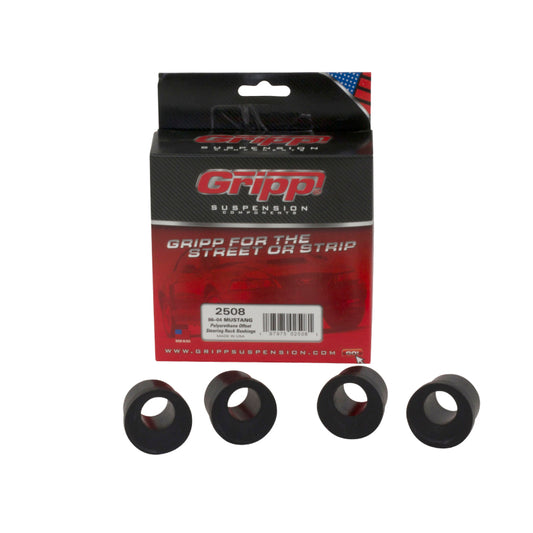 BBK 86-04 Mustang Offset Polyurethane Steering Rack Bushings (4pc) - Burkken Auto Parts