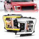 ANZO 18-20 Ford F-150 (w/o Fctry LED) Full LED Proj Headlights w/Light Bar Swtchbk Seq. Chrome w/Int - Burkken Auto Parts