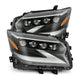 AlphaRex 14-19 Lexus GX 460 NOVA LED Projector Headlights Plank Style Black w/Activ Light/Seq Signal - Burkken Auto Parts