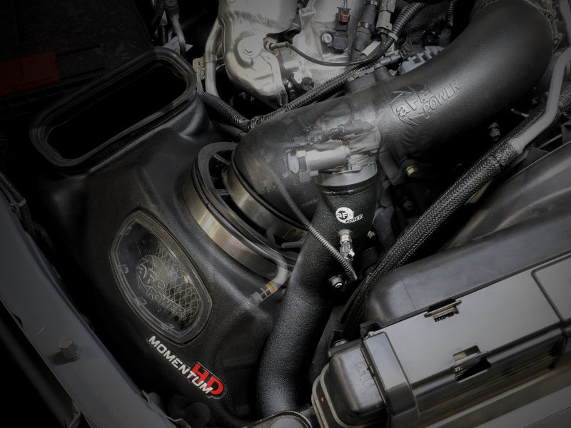 aFe 20-23 GM Diesel Trucks V8 6.6L L5P BladeRunner 3.5in Aluminum Cold Charge Pipe - Black - Burkken Auto Parts