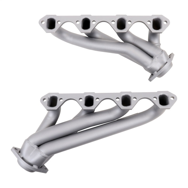 BBK 79-93 Mustang 351 Swap Shorty Unequal Length Exhaust Headers - 1-5/8 Titanium Ceramic - Burkken Auto Parts