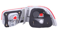 ANZO 1996-2000 Honda Civic Taillights Red/Clear - OEM 4pc - Burkken Auto Parts