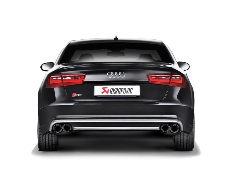 Akrapovic 13-17 Audi S6 Avant/Limousine (C7) Evolution Line Cat Back (Titanium) w/ Carbon Tips - Burkken Auto Parts