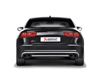 Akrapovic 13-17 Audi S6 Avant/Limousine (C7) Evolution Line Cat Back (Titanium) w/ Carbon Tips - Burkken Auto Parts