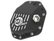 aFe 19-25 GM Trucks Front Diff Cover - Black w/ Machined Fins