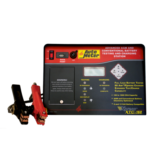 AutoMeter AGM Optimized Fast Charger/Tester - Burkken Auto Parts