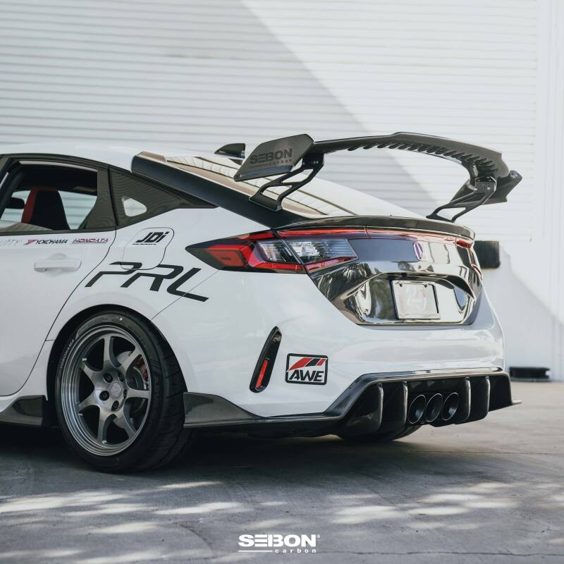 Seibon 2023+ Honda Civic Type R MB-Style Carbon Fiber Rear Diffuser - Burkken Auto Parts