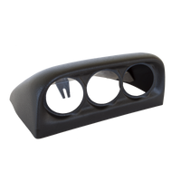 Autometer 98-02 Dodge Ram (exc 02 1500) Triple Dash Pod - Black - Burkken Auto Parts