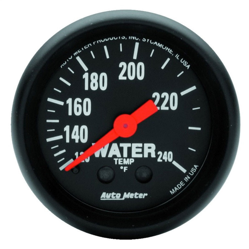 Autometer Z Series 2 inch 120-240 degree F Mechanical Water Temperature Gauge - Burkken Auto Parts