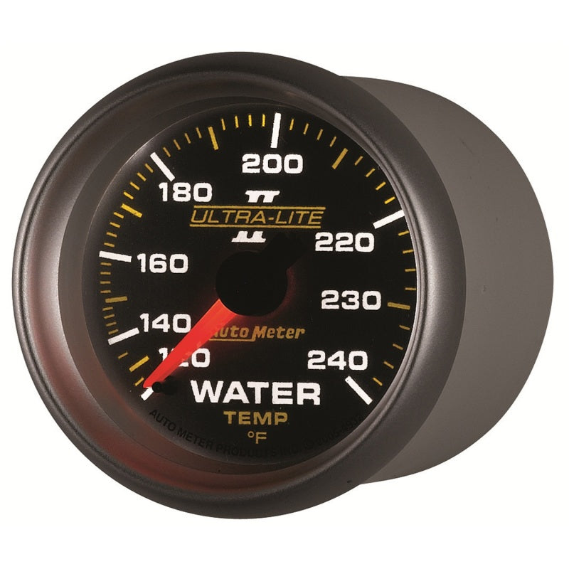 Autometer Ultra-Lite II 52mm 120-240 Deg F Mechanical Water Temp Gauge - Burkken Auto Parts
