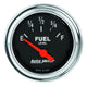 Autometer Traditional Chrome 2-1/16in 0 Ohm - 30 Ohm Full Electrical Fuel Level Gauge - Burkken Auto Parts