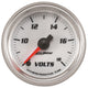 Autometer Pro-Cycle Gauge Voltmeter 2 1/16in 18V Digital Stepper Motor White - Burkken Auto Parts