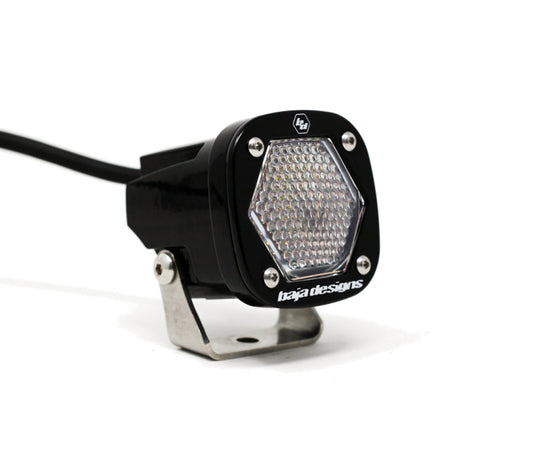 Baja Designs S1 Work/Scene LED Light w/ Mounting Bracket Single - Burkken Auto Parts