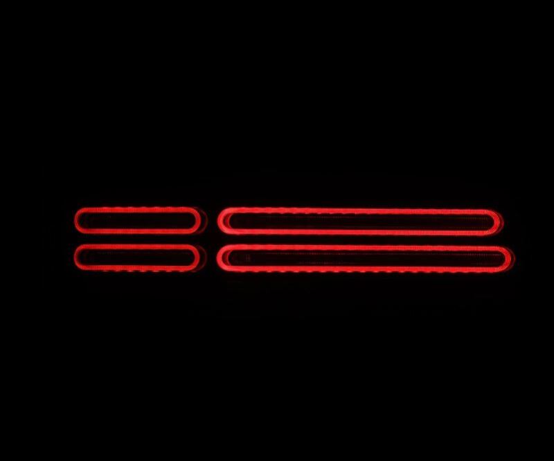AlphaRex 23-25 Nissan Z Nova-Series Quad-Loop Style Prismatic LED Tail Lights - Black - Burkken Auto Parts
