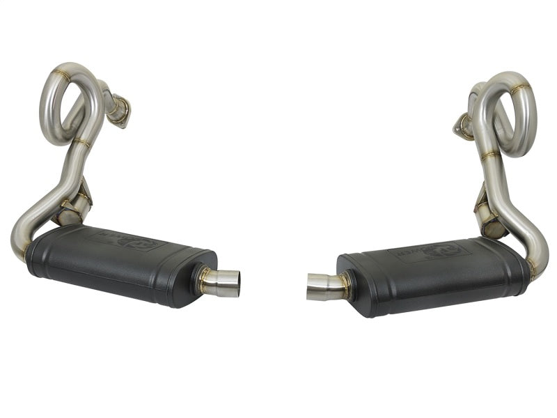 aFe MACHForce XP 13-15 Porsche Cayman S/Boxster S (981) H6-3.4L 2-2.5in. SS Cat-Back Exhaust System - Burkken Auto Parts