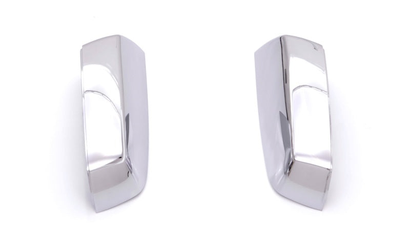 AVS 14-18 Chevy Silverado 1500 Upper Mirror Covers 2pc - Chrome - Burkken Auto Parts