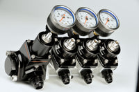 Aeromotive Modular Fuel Pressure Regulator - 2 x AN-06 Outlet and 2 x AN-10 Inlet Ports - Burkken Auto Parts