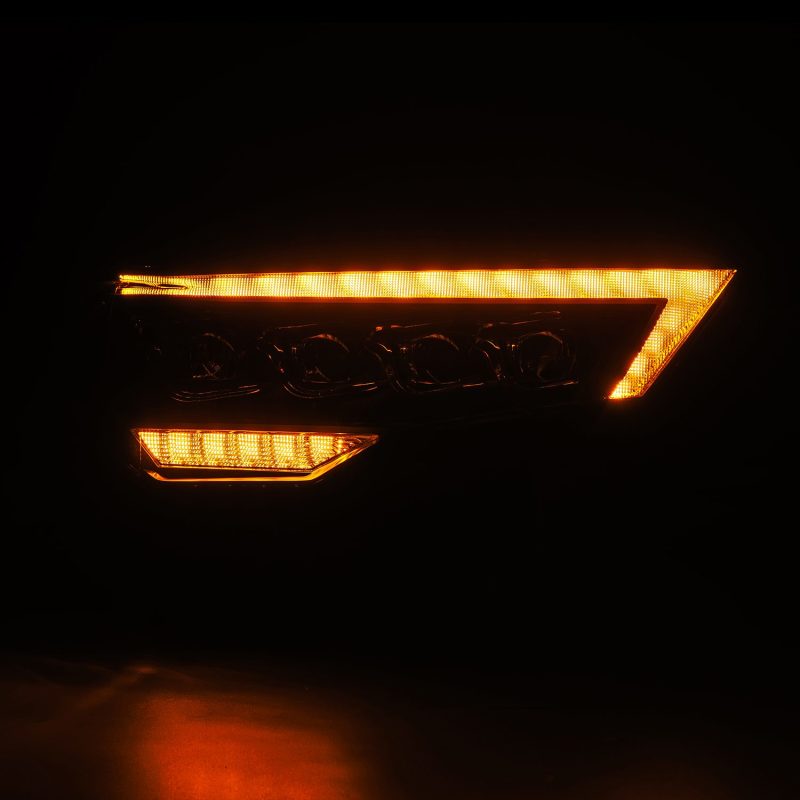 AlphaRex 14-22 Toyota 4Runner (2021 Req. Conv) NOVA LED Proj HL Blk w/Actv Light & Seq. Sig + SB DRL - Burkken Auto Parts