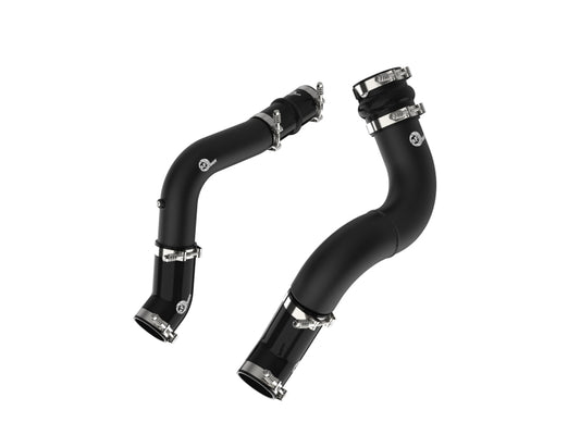 aFe BladeRunner Aluminum Hot and Cold Charge Pipe Kit Black RAM Diesel Trucks 19-23 L6-6.7L (td) - Burkken Auto Parts