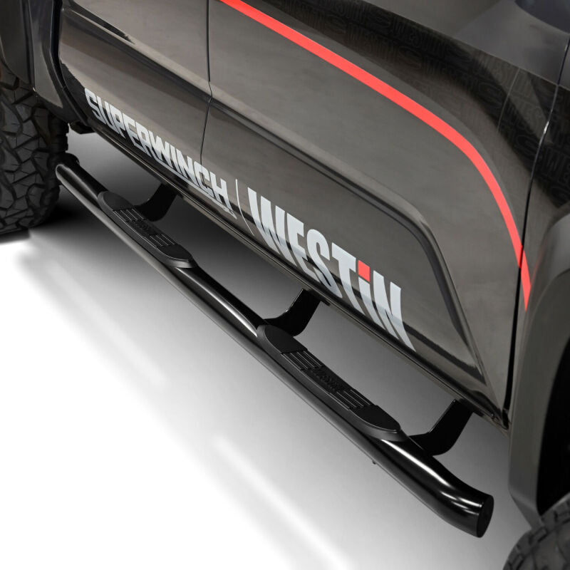 Westin 2024 Toyota Tacoma E-Series 3 Nerf Step Bars - Black - Burkken Auto Parts