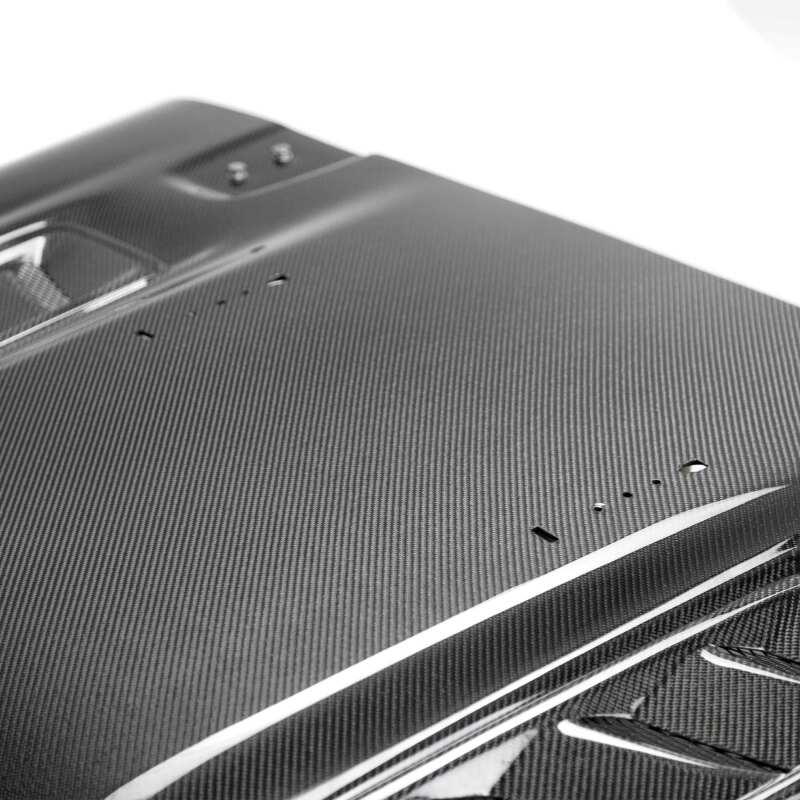 Anderson Composites 19-20 Jeep Wrangler Rubicon Type-OE Carbon Fiber Hood - Burkken Auto Parts