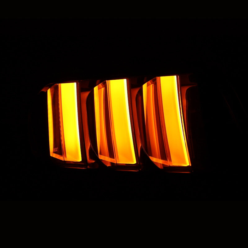 AlphaRex 15-23 Ford Mustang NOVA-Series Prismatic LED Tail Lights Alpha-Black - Burkken Auto Parts