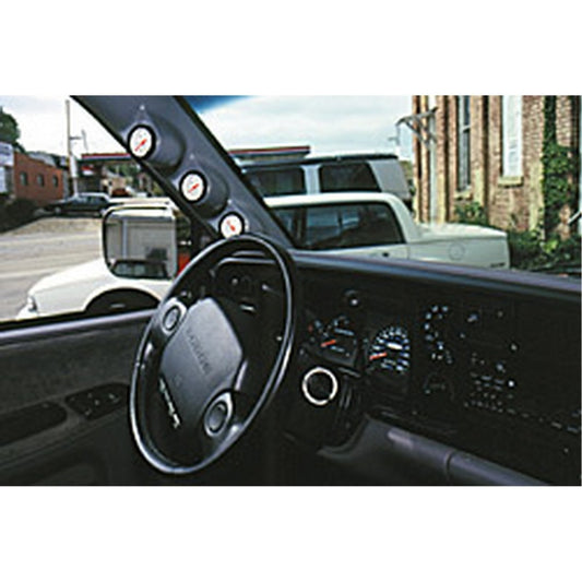 Autometer 94-97 Dodge Ram Triple Pillar - Black - Burkken Auto Parts