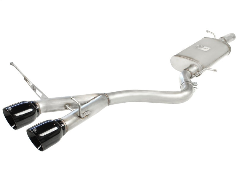 aFe MACHForce XP Exhaust 304SS Cat-Back w/ BlackTips 2008 VW Golf R32 V5 3.2L - Burkken Auto Parts