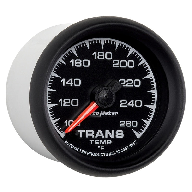 Autometer ES 52.4mm Full Sweep Electronic 100-260 Degree F Transmission Temprature Gauge - Burkken Auto Parts
