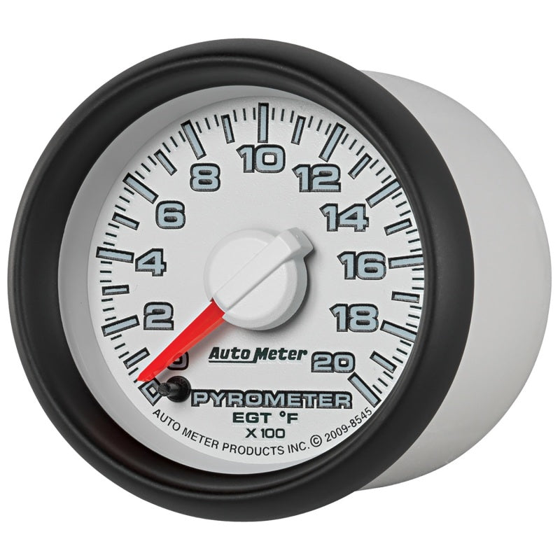 Autometer Factory Match 52.4mm Advanced Digital Stepper Motor 0-2000 Deg F Pyrometer - Burkken Auto Parts