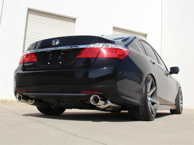 aFe Takeda Exhaust 304SS Dual Cat-Back w/ Polished Tips 13-17 Honda Accord  LX/EX/EX-L Sedan L4 2.4L - Burkken Auto Parts