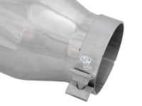 aFe MACH Force-XP 304 SS Right Side Single Wall Polished Exhaust Tip 4in Inlet x 6in Outlet x 12in L - Burkken Auto Parts