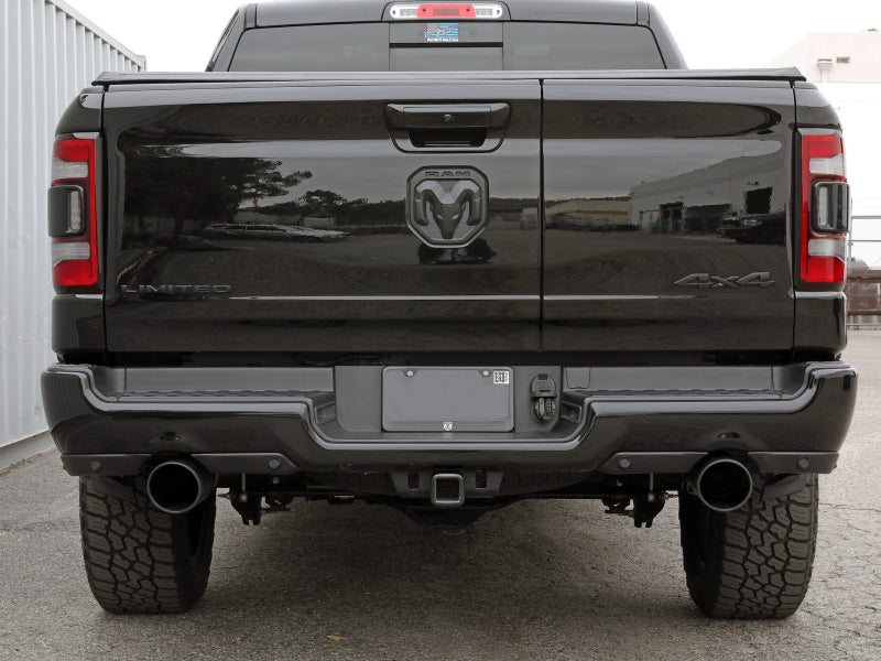 aFe Gemini XV 3in 304 SS Cat-Back Exhaust 19-21 Ram 1500 V8 5.7L Hemi w/ Black Tips - Burkken Auto Parts