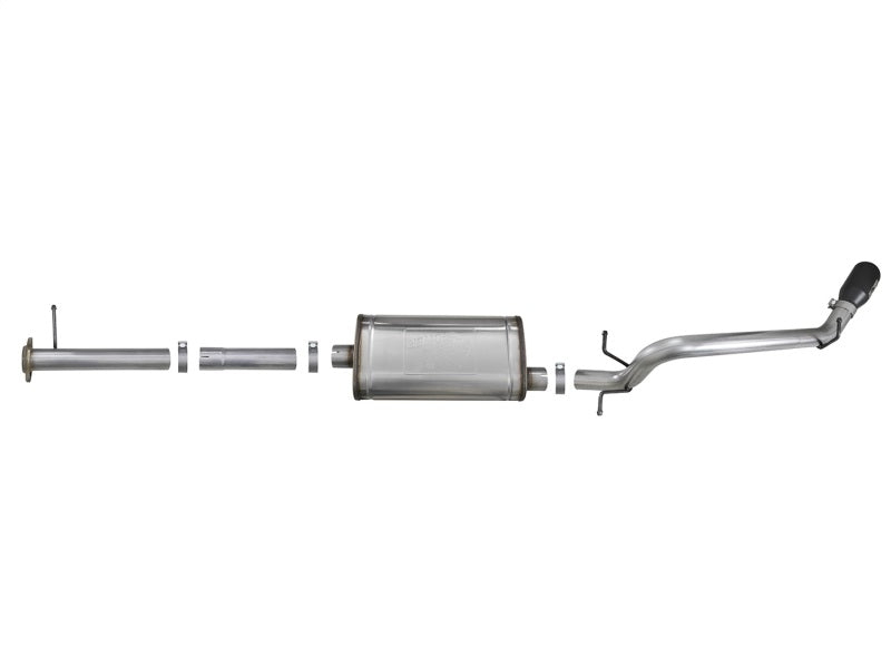 aFe MACH Force-Xp 3.0in 304 SS Cat-Back Exhaust w/ Black Tip 17-18 GM Colorado/Canyon - Burkken Auto Parts