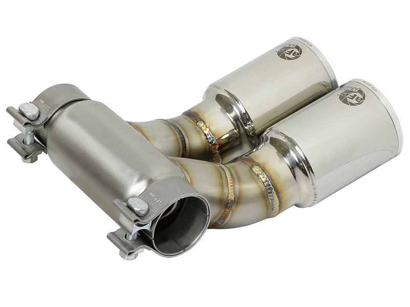 aFe Power 13-14 Porsche Cayman S / Boxster S Polish Exhaust Tip Upgrade - Burkken Auto Parts