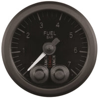 Autometer Stack 52mm 0-7 Bar M10 Male Pro-Control Fuel Pressure Gauge - Black - Burkken Auto Parts