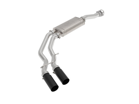 aFe Rebel 3in 409 SS Cat-Back Exhaust 2021 Ford F-150 V6 2.7L/3.5L (tt)/V8 5.0L w/ Black Tips - Burkken Auto Parts