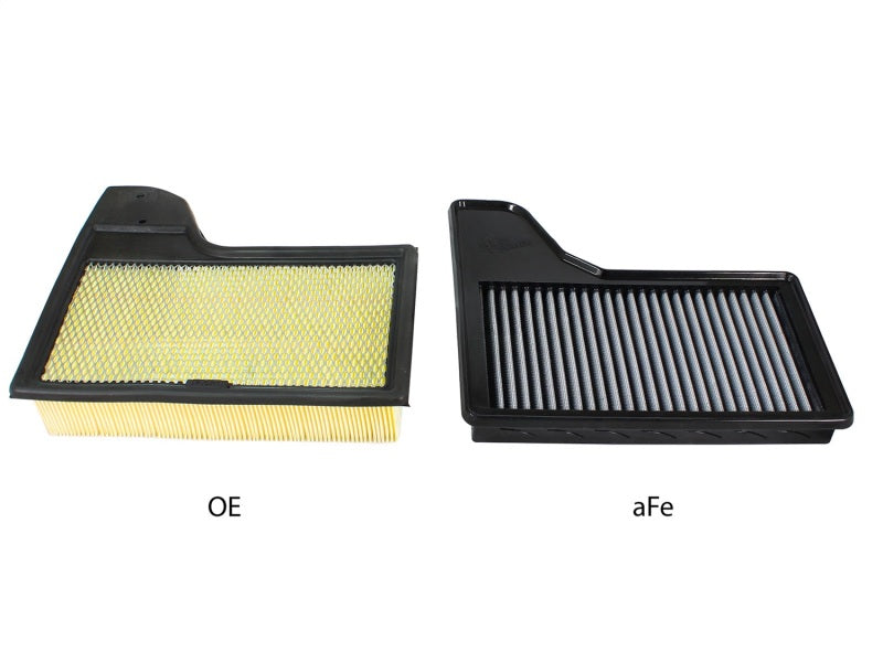 aFe MagnumFLOW OEM Replacement Air Filter PRO Dry S 2015 Ford Mustang L4 / V6 / V8 - Burkken Auto Parts