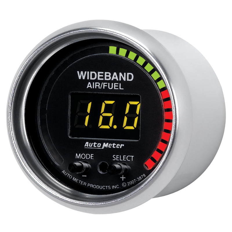 Autometer GS 52mm AFR or LAMBDA Digital Wideband Air/Fuel Ratio PRO Wideband A/F Kit - Burkken Auto Parts
