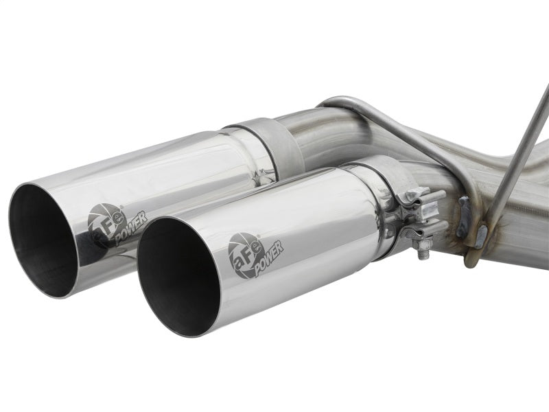 aFe POWER Rebel Series 3in 409 SS Cat Back Exhaust w/ Polished Tips 17 Ford F-150 Raptor V6-3.5L - Burkken Auto Parts