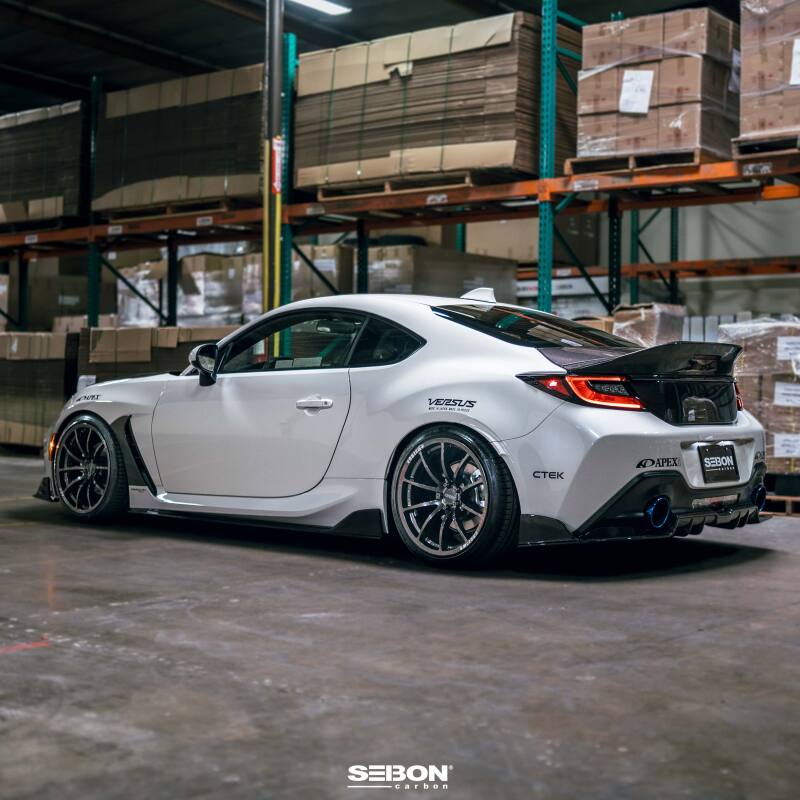 Seibon 22-24 Toyota GR86 / Subaru BRZ 2-Door Coupe Carbon Fiber Fender Trim - Gloss Finish - Burkken Auto Parts