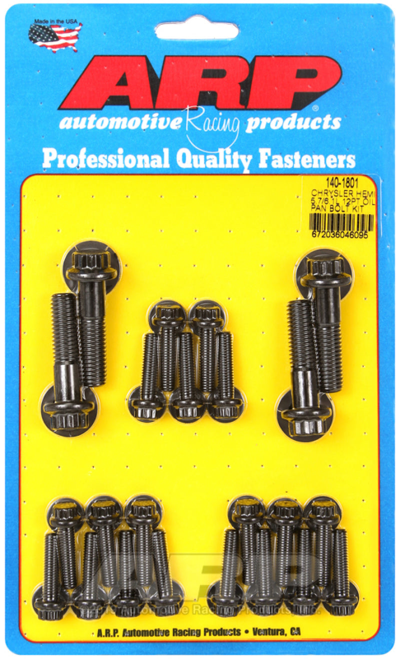 ARP Chrysler Hemi 5.7L / 6.1L 12 Point Oil Pan Bolt Kit - Burkken Auto Parts
