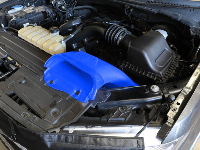 aFe Rapid Induction Dynamic Air Scoop 2021+ Ford F-150V6/V8 - Blue - Burkken Auto Parts