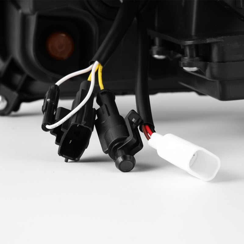 AlphaRex 2023+ Toyota Tacoma NOVA-Series LED Proj Headlights Black w/Actv Light & Seq. Sig + DRL - Burkken Auto Parts