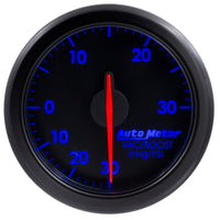 Autometer Airdrive 2-1/6in Boost/Vac Gauge 30in HG/30 PSI - Black - Burkken Auto Parts