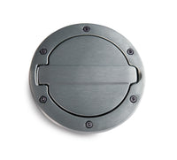 AMP Research 2007-2017 Jeep Wrangler JK 2/4 Door Fuel Door - Brushed - Burkken Auto Parts