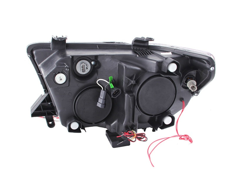 ANZO 2007-2013 Toyota Tundra Projector Headlights w/ Halo Black (CCFL) - Burkken Auto Parts