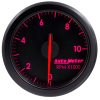 Autometer Airdrive 2-1/6in Tachometer Gauge 0-10K RMP - Black - Burkken Auto Parts